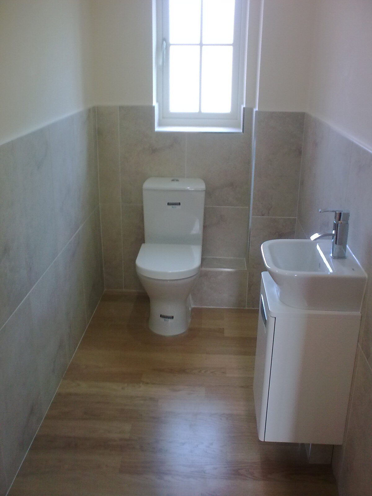 Tiled bathroom