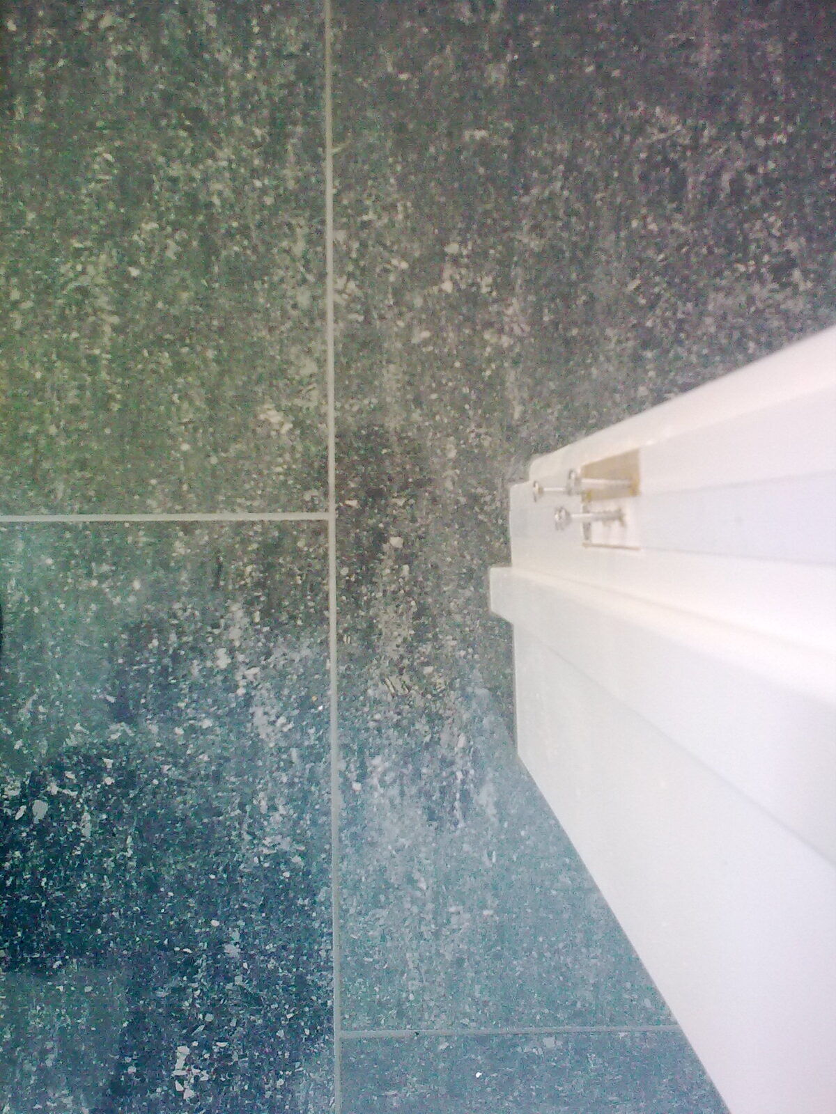 Gloss tiled floor