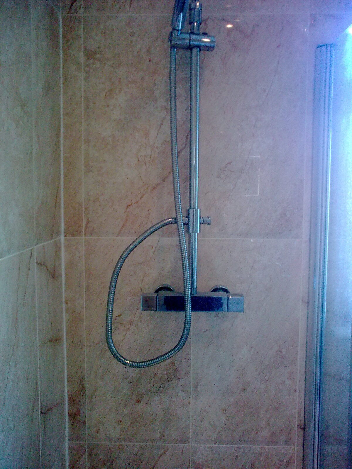 Tiled bathroom and shower enclosure in Essex